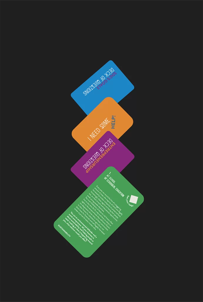 Carte realizzate per "Soverana" del progetto Youplay.