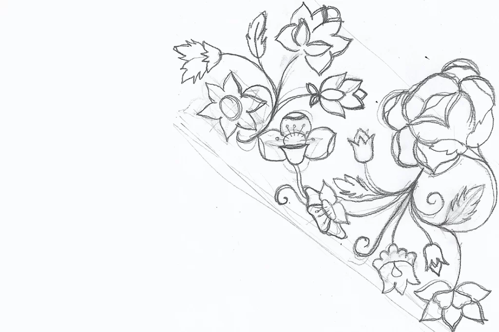 Disegno realizzato per Melièna, un miele Artigianale realizzato ad Oliena nel cuore della Sardegna.