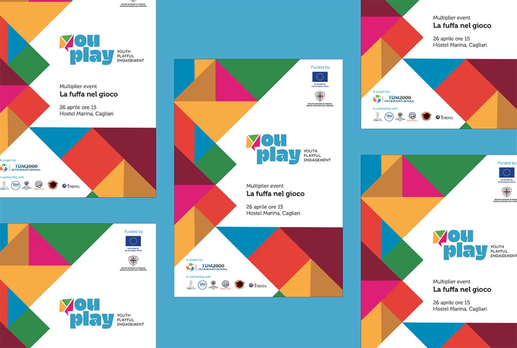 Poster per il progetto "Youplay".